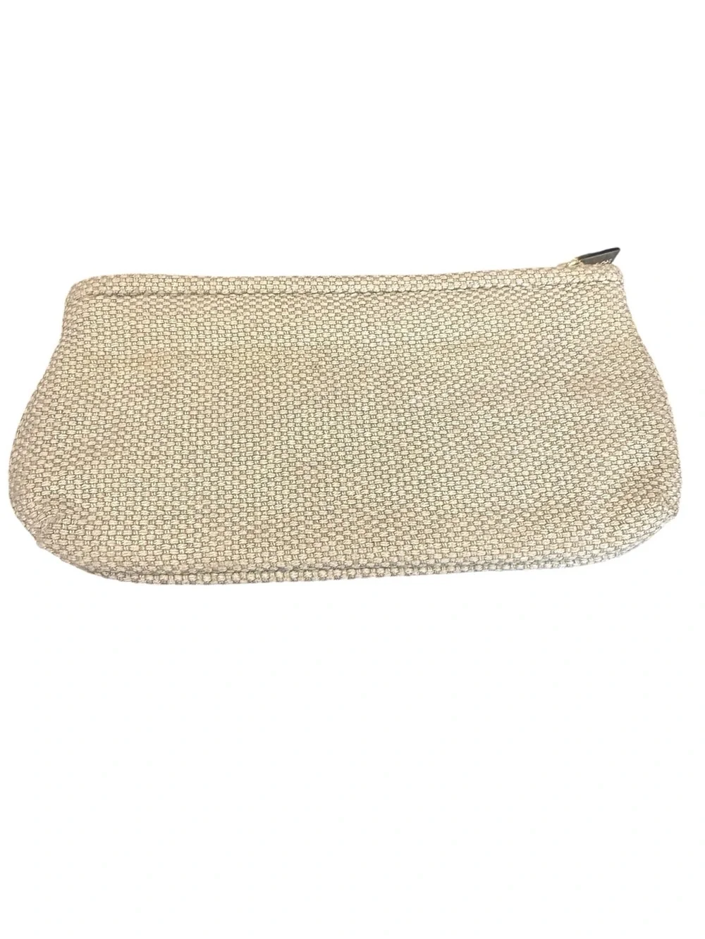 Michael Kors Champagne Metallic Textured Wristlet Clutch